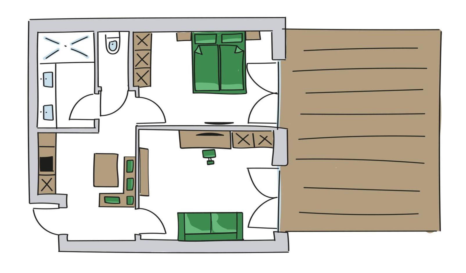 Das Glemm Hotel Saalbach-Hinterglemm Bilik gambar